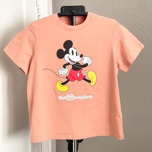 🩶 Disney Mickey Mouse Peach Tee Small